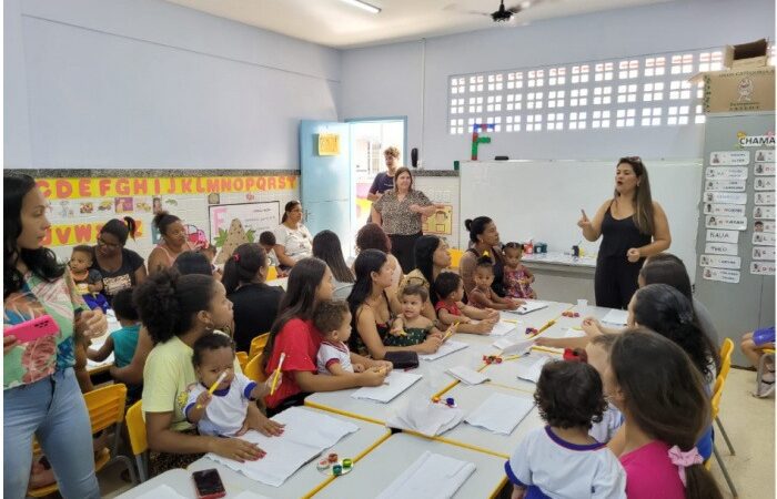 Projeto envolve crianças de Cmei no bairro São José com diversão e aprendizado