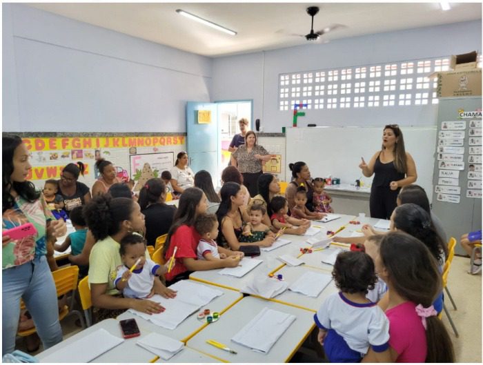 Projeto envolve crianças de Cmei no bairro São José com diversão e aprendizado
