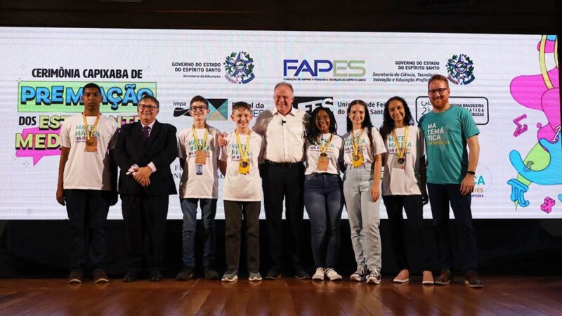 Estudantes capixabas recebem reconhecimento na Olimpíada Brasileira de Matemática