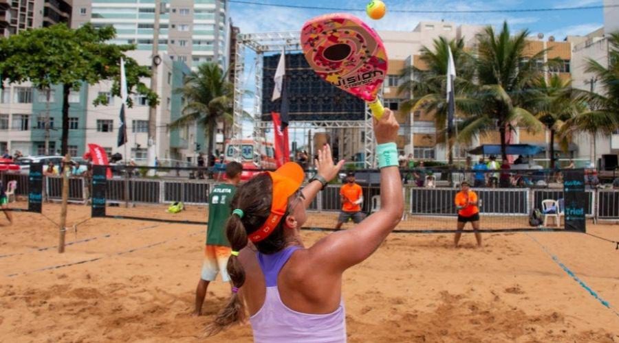 Arena de Verão em Vila Velha é palco para torneio de Beach Tennis com 300 duplas