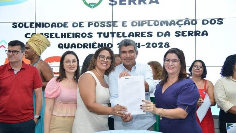 Novos conselheiros tutelares tomam posse na Serra