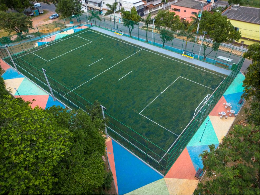 Campo Bom de Bola em Jardim de Alah será inaugurado nesta quinta-feira (8)