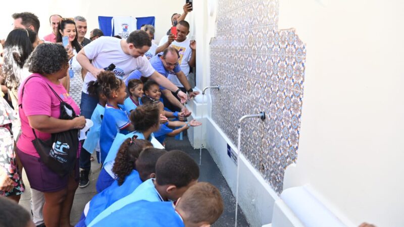 Celebração do Dia da Água: Pazolini ressuscita o icônico Chafariz da Capixaba, no Centro