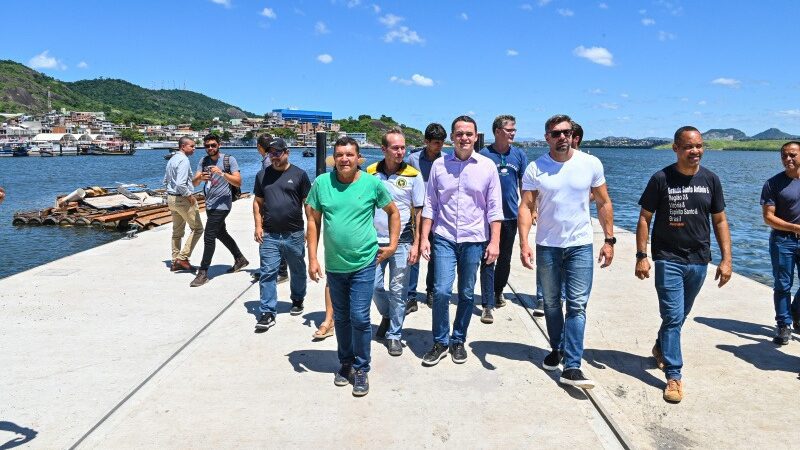 Prefeitura de Vitória realiza última concretagem da 1ª fase da reurbanização da Grande São Pedro