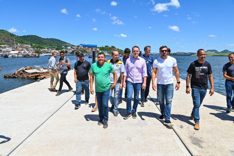 Prefeitura de Vitória realiza última concretagem da 1ª fase da reurbanização da Grande São Pedro