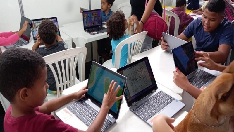 Educação na Serra + Cidadã inclui área de leitura e jogos para crianças