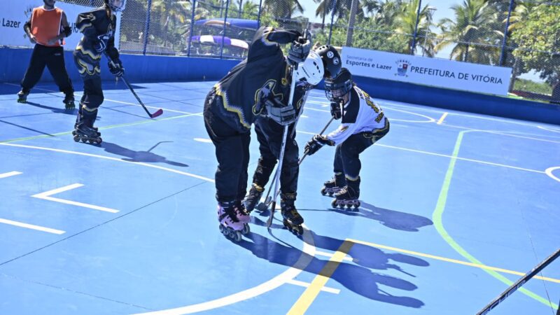 Pazolini estreia quadra inovadora para hóquei e patinação