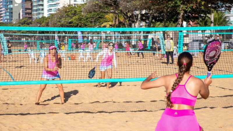 Praia da Costa se torna palco de competição Internacional de Beach Tennis