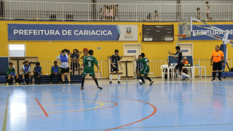 Início dos Jogos Escolares do Espírito Santo apresenta partidas de futsal e handebol