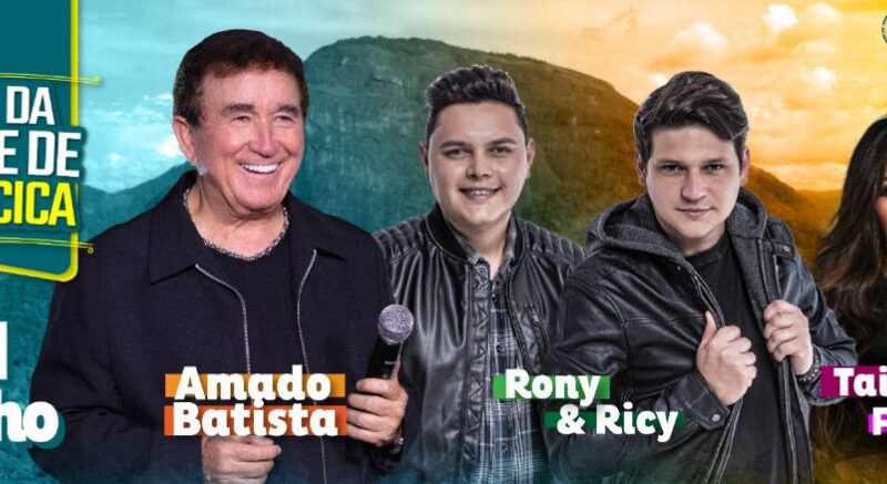 Segundo dia de festa dos 134 anos de Cariacica conta com Rony & Ricy, Amado Batista e Taiana França nesta sexta (21)