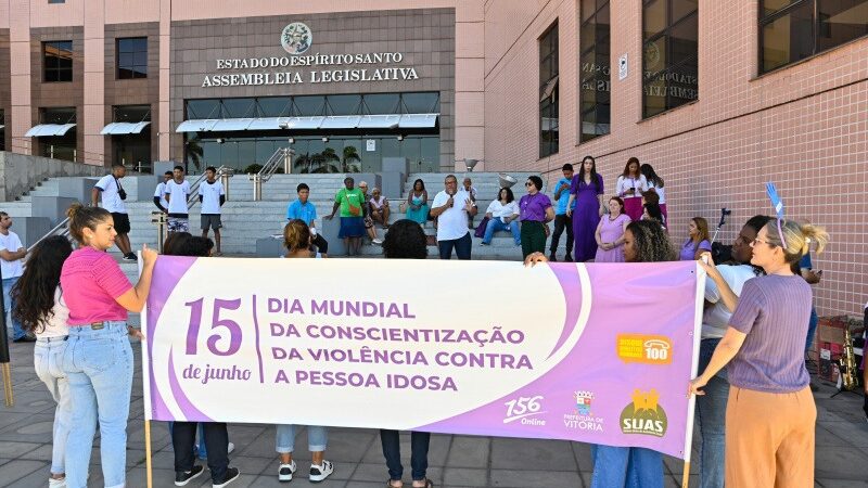 Vitória promove ações no Junho Violeta para combater a violência contra idosos