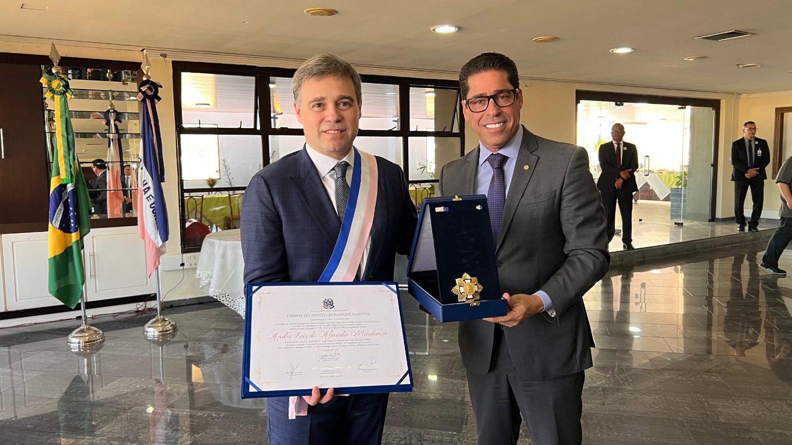 Ministro do STF faz visita oficial à Assembleia Legislativa do Espírito Santo