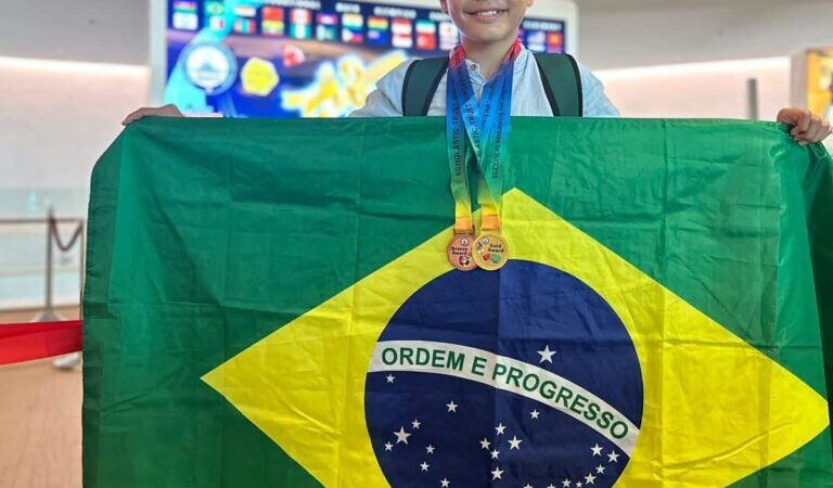 Estudante capixaba de 13 anos é ouro em olimpíada internacional