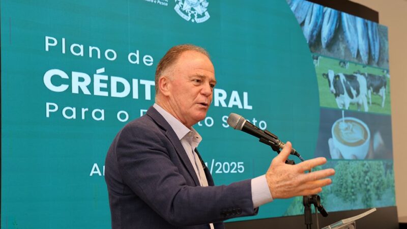 Governo do Estado anuncia valor recorde para Plano de Crédito Rural da safra 2024/2025