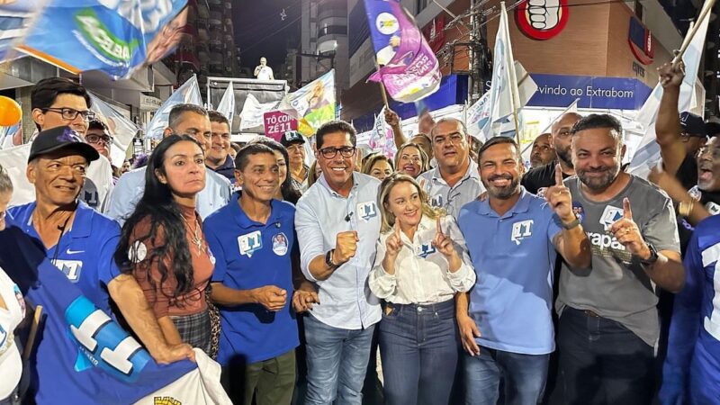 Zé Preto reúne população, governo e deputados, mostrando força na arrancada final