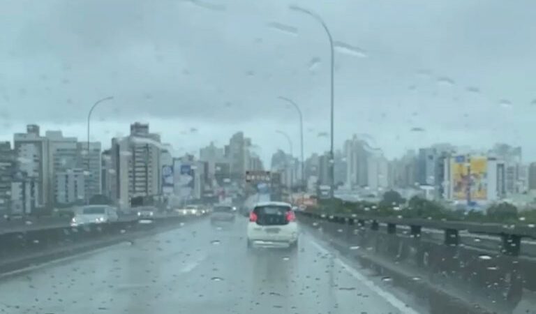 Chuva e queda de temperatura nos últimos dias de inverno no ES