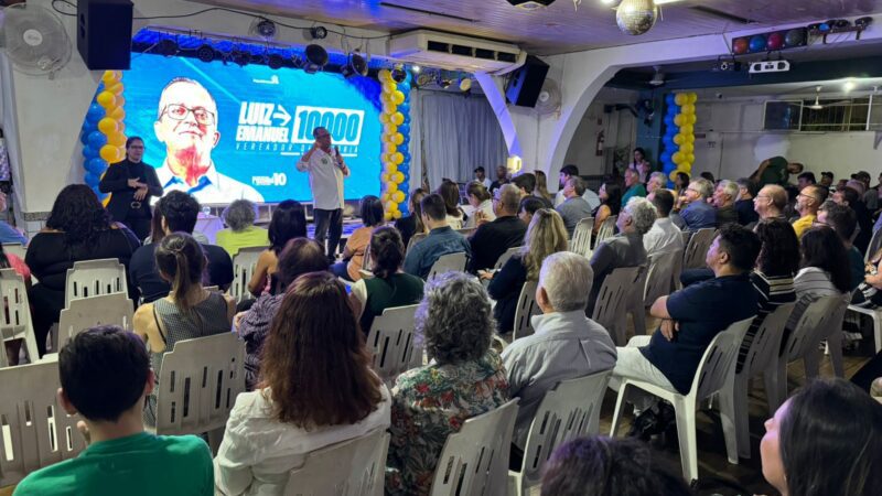 Clube 106 é Palco do lançamento da Campanha de Luiz Emanuel com Grande Apoio