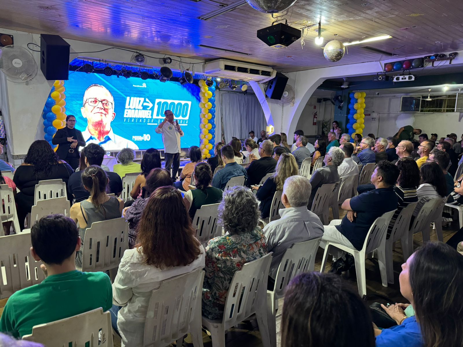 Clube 106 é Palco do lançamento da Campanha de Luiz Emanuel com Grande Apoio