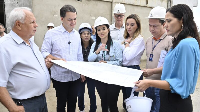 Com 90% das obras concluídas, EMEF Paulo Roberto em São Benedito recebe visita de Pazolini; inauguração em fevereiro