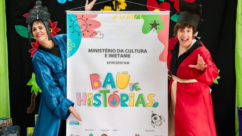 Crianças de Aracruz receberam projeto ‘Baú de Histórias 2’, que reforça a importância da leitura