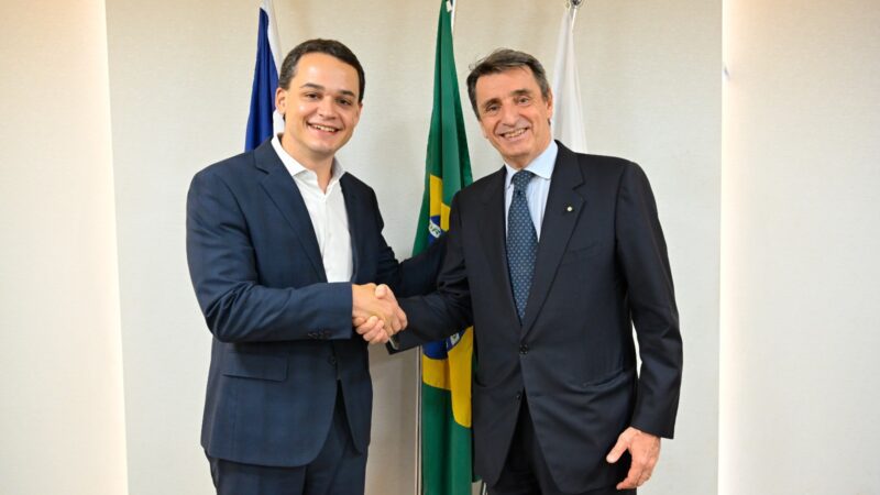 Embaixador da Itália no Brasil visita Pazolini para fortalecer laços diplomáticos