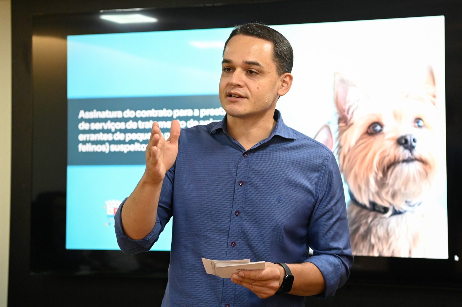 Prefeito Pazolini garante assistência a animais de rua com esporotricose