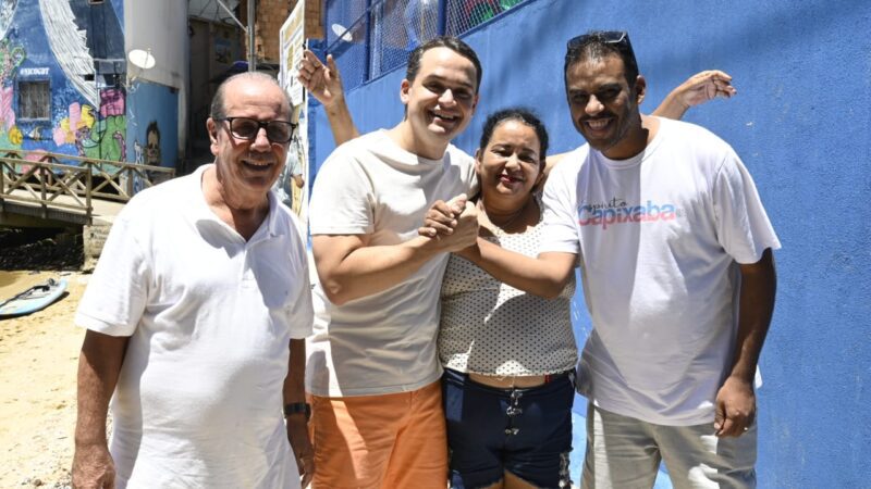 Jesus de Nazareth comemora a inauguração do Parque Kids e a área de exercícios, com a presença de Pazolini