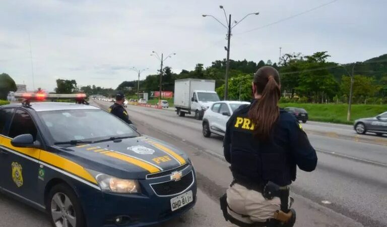 Ação da PRF resulta em apreensão de drogas e arma em carreta na BR-101