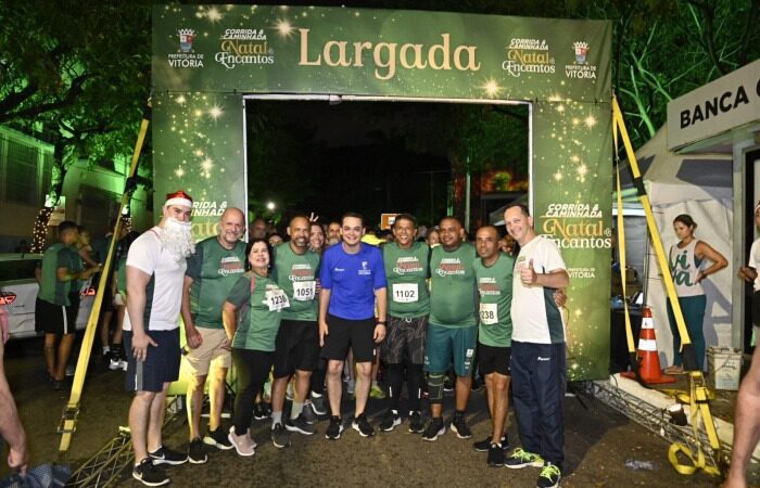 Corrida noturna leva encanto natalino às ruas da cidade