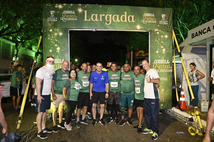 Corrida noturna leva encanto natalino às ruas da cidade