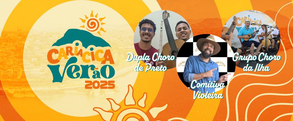 Chorinho e moda de viola embalam o Cariacica Verão 2025 neste fim de semana