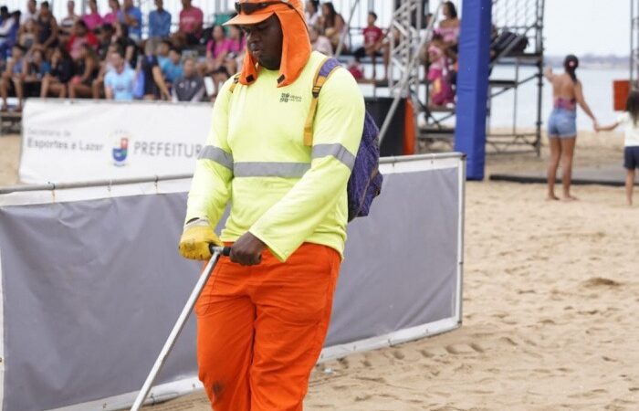 Preservação em foco: limpeza 24 horas mantém Camburi impecável durante a Arena de Verão 2025